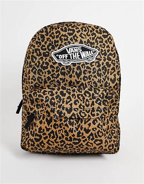 vans leopard print backpack.